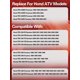 thumbnail image 2 of Carburador Aniro Moto para Honda TRX450, TRX350 y TRX400, 2 of 7