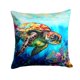 thumbnail image 1 of Cojín Caroline's Treasures con forma de tortuga boba, 35 x 35 cm, 1 of 6