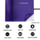thumbnail image 2 of Vinilo termotransferible GYT 30,5 cm x 2,15 m Morado para plancha, 2 of 5