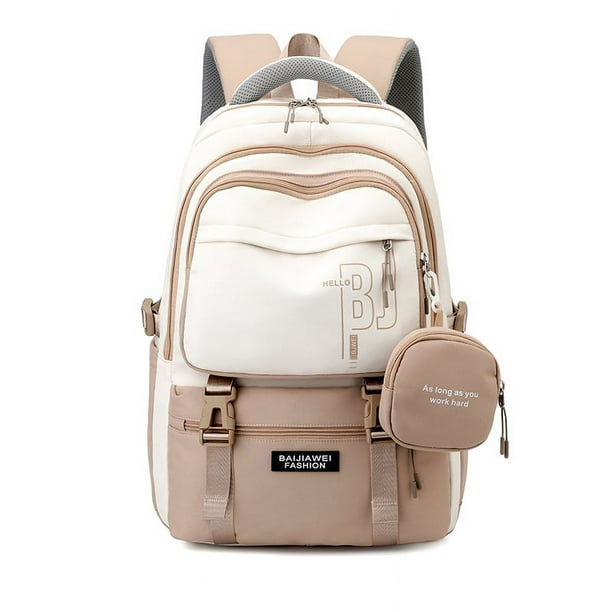 High School Student School Bags Famous Brand Designer BAIJIAWEI Children Backpack With Purse Kids Waterproof Schoolbags Teenage