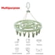 thumbnail image 5 of Perchas para ropa con 12, 18 y 24 pinzas, tendedero plegable para calcetines y guantes., 5 of 5