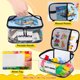 thumbnail image 3 of Tesuko 6 Pack Clear Toy Storage Bag with Name Tag Manual Pocket, 3 of 3