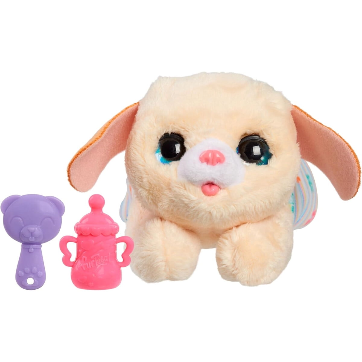 Peluche Interactivo Furreal Newborns Puppy Crema Sonidos