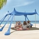 thumbnail image 1 of Toldo de Playa Gardentime 3x3m UPF50+ Portátil Azul, 1 of 6