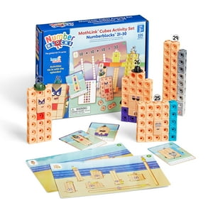 Conjunto De Actividades Hand2Mind Mathlink Cubes Numberblocks 21-30