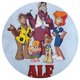 thumbnail image 3 of ALF: La Serie Animada Alfombra Redonda de Felpa Coral, Antideslizante, No Desprende Pelusas, Lavable y Duradera para Salón, Dormitorio y Habitación de Niños 60cm, 3 of 6