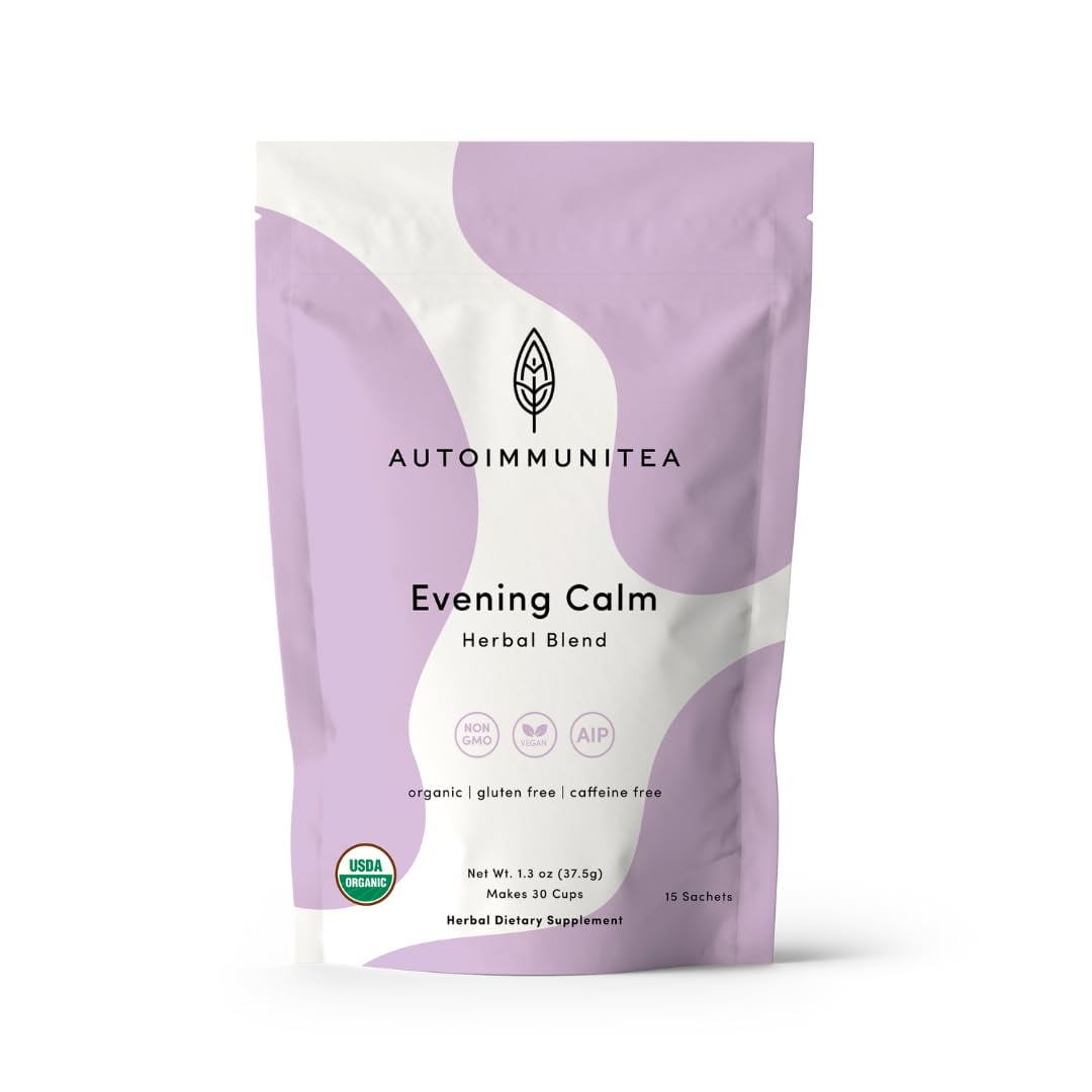 Autoimmune Tea - Tea Autoimmuni-tea Aip Stress Relief, Mezcla Para Dormir, 15 Bolsas
