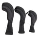 thumbnail image 3 of Cubierta de la cabeza del palo de golf para Fairway Woods Accesorios de golf Cubiertas protectoras de malla de cuello largo 1, 3 5 Driver , negro Nuevo negro, 3 of 5