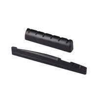 Magideal - Conjunto De Plateadores De Puentes Para Guitarra Acústica, Piezas De Repuesto, Diapositivas De Cuerda Fácil De Instalar Para Accesorios Convencionales Negro
