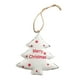thumbnail image 1 of Adorno Colgante Navideño, Decoración Del árbol De Navidad Para Festivales De Cumpleaños, Porche, Blanco, 1 of 3