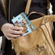 thumbnail image 5 of Hong Kong Phooey Porta Pasaporte y Cartera de Viaje Premium de Cuero PU, Funda de Pasaporte Bloqueo RFID con Ranuras para Tarjetas de Crédito, Estuche para Libro de Pasaporte para Familia 10cm × 15cm, 5 of 6