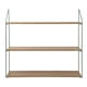thumbnail image 1 of Rack Con 3 Estantes 60X15X54Cm Metal Azul, 1 of 2