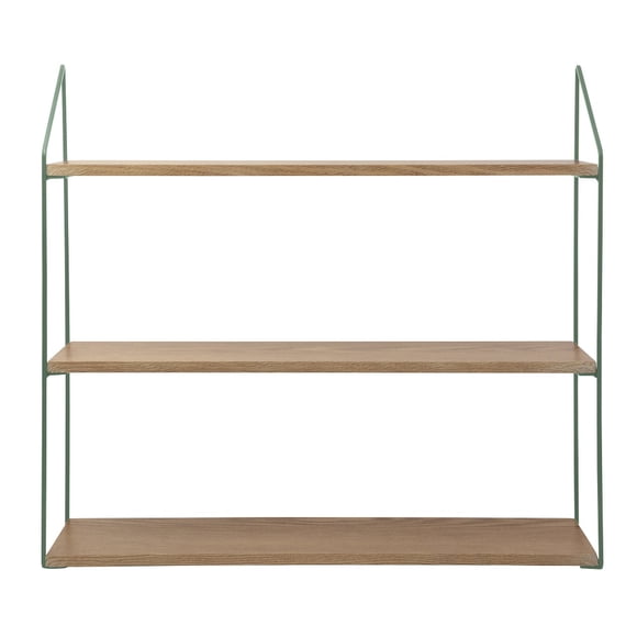Rack Con 3 Estantes 60X15X54Cm Metal Azul