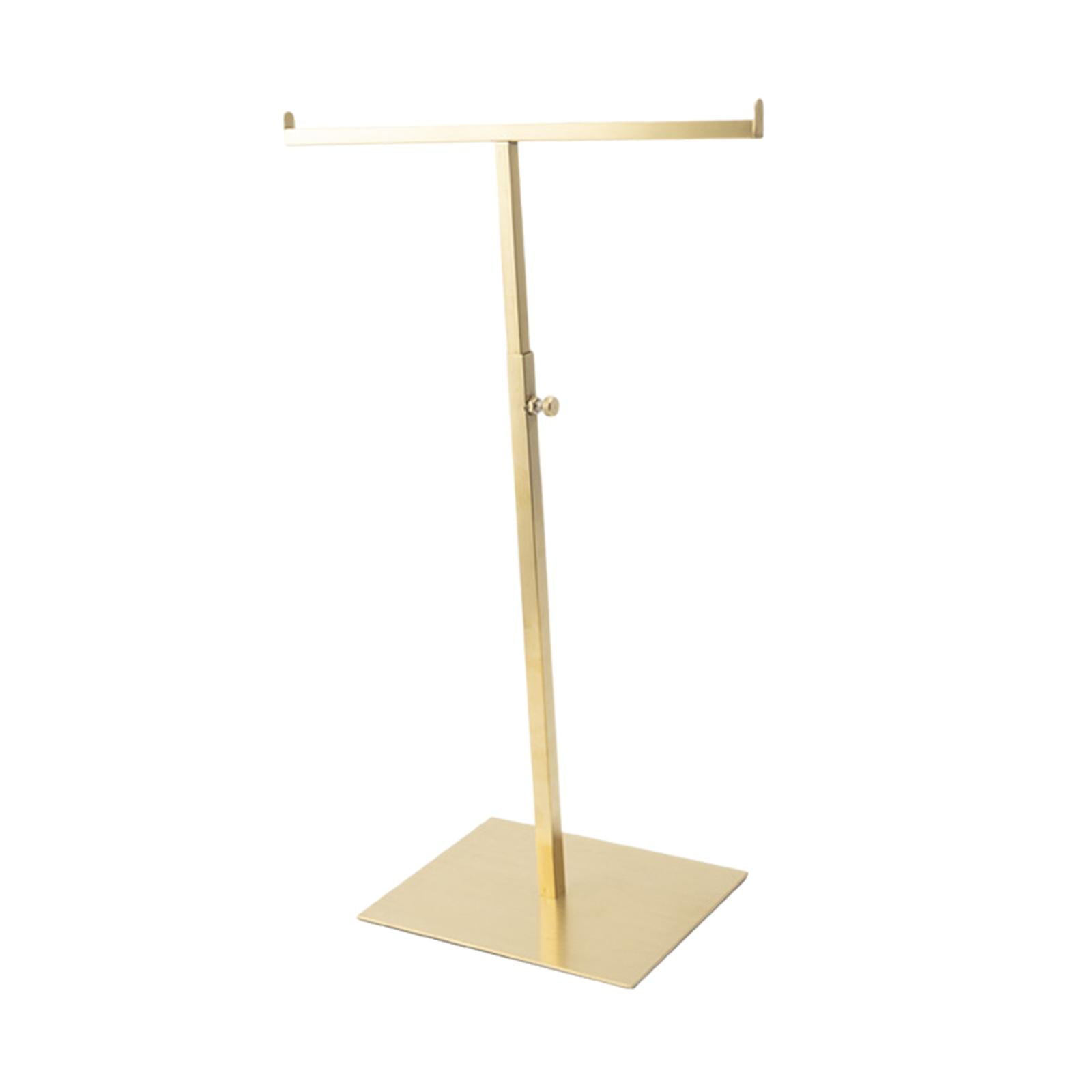 Ioensy - Soporte De Exhibición De Joyería Para Collar Y Pendientes De Acero Inoxidable Para Tienda Dorado