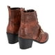 thumbnail image 3 of Botin Mujer Marrón Taco Medio Lezzard Police, 3 of 5
