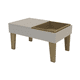 thumbnail image 3 of Mesa de Centro Rectangular Veneza Roble Blanco, 3 of 7