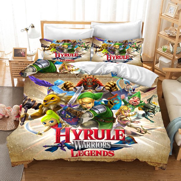 Game The Legend Of Zelda Duvet Cover Set Bedding Comforte Christmas Gifts 3-Piece Set 1 Quilt Cover Exquisite Print Luxus