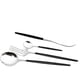 thumbnail image 1 of XmhyTop Juego de Cubiertos de Cocina de 24 Piezas, Inoxidable, Color Negro Plateado, Ideal para Hogares y Eventos, 1 of 3