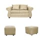 thumbnail image 1 of Sofá Bertoluccio 2C + 2Pouf Beige, 1 of 6