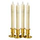 thumbnail image 5 of 4 Velas LED Cálidas Con Llama Oscilante Romántica, Velas Reales Para El Hogar, Boda, Oro B, 5 of 5