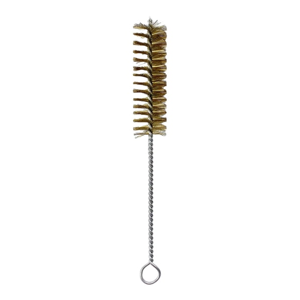 Cepillo De Limpieza De Tubos De Cerdas De Latón, Cepillo De Alambre De Metal Para Fregadero, Fontanería, Resistente, 30cm X 3cm