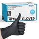 thumbnail image 1 of Guantes desechables Borje Nitrile, 100 unidades, negros, grandes, 1 of 9