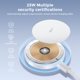 thumbnail image 4 of Cargador MagSafe TNDAJI 25W Pack de 2 Almohadillas Inalámbricas con Cable de 6 pies, 4 of 7