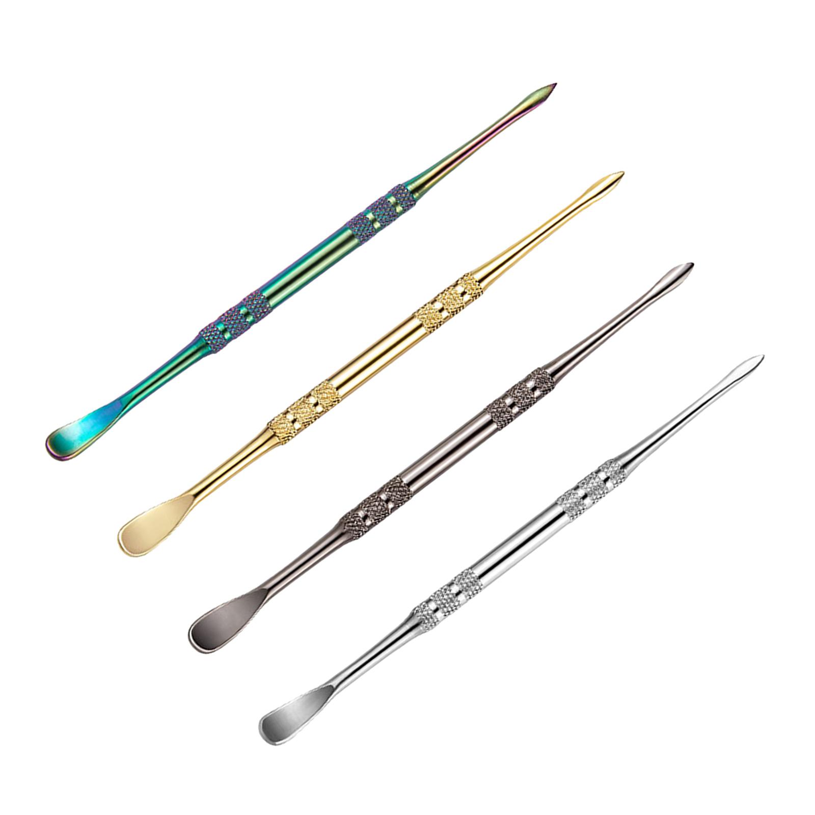 Ioensy - 4 Piezas Herramienta De Tallado De Cera Herramienta De Escultura Cuchara 12 Cm De Largo Accesorios Impermeables