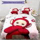 thumbnail image 1 of Teletubbies-Inspired 3pcs Bedding Set - Includes 1 Cover & 2 Pillowcases, Breathable Polyester, Machine Washable - Perfect for All Seasons S1080, 1 of 1