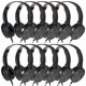 thumbnail image 1 of Auriculares supraaurales Yoley Classroom para estudiantes, paquete de 10, color negro, 1 of 7