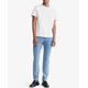 thumbnail image 4 of Remera Calvin Klein para Hombre de Algodón Suave con Cuello Redondo Gris Claro, 4 of 5