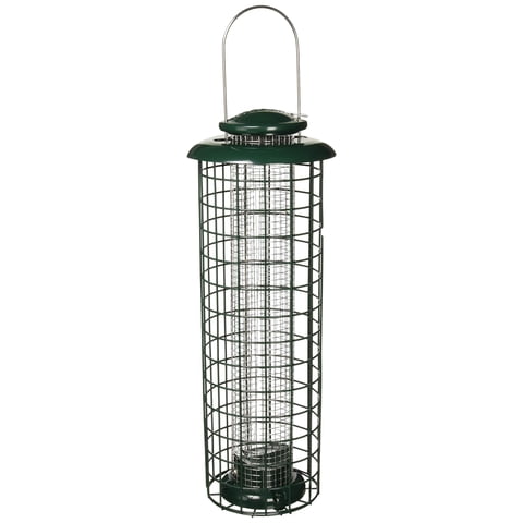 Comedero Para Pájaros Woodlink Wlcmesh, Criba Enjaulada, Aceite Negro, Girasol