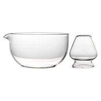 Magideal - Juego De Té Matcha De Vidrio Japonés, Soporte Para Batidor, Soporte Tradicional Chasen, Decoración Para Casa De Té, Soporte Matcha Chasen, Tazón De Té Estilo D