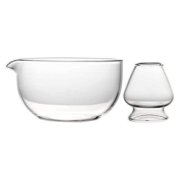 Juego de té Matcha de vidrio japonés, soporte para batidor, soporte tradicional Chasen, decoración para casa de té, soporte Matcha Chasen, tazón de té Estilo D