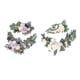 thumbnail image 2 of Hojas Verdes Botín De Flores Artificiales Para Bodas Blanco Púrpura Beige, 2 of 5
