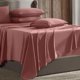 thumbnail image 2 of Juego de Sábanas Hearth & Harbor con Bolsillo Extra Profundo para California King, Color Rosa, 2 of 7
