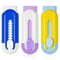 Goma De Borrar Retráctil Muxdilu, Paquete De 3 Colores Surtidos