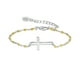 thumbnail image 1 of Brazalete cruz religiosa de plata de ley, 1 of 2