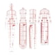 thumbnail image 5 of Plantilla De Dibujo De Figura De Conjunto De Regla De Dibujo De Moda Para Boceto De Dise?o De Moda B, 5 of 5