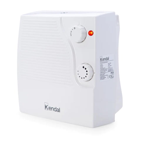 Kendal - Termoventilador De Baño Electrico 1800W 2 Niv Blanco Keb-2004C