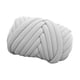 thumbnail image 5 of 250 g de hilo grueso hilo voluminoso hilo trenzado lanzar una manta de hilo de hilo de hilo de hilo de hilo para niños artesanía de gato casa macrame Gris claro, 5 of 5