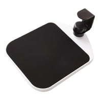 Magideal - Clip De Almohadilla Del Mouse En El Soporte Del Dispositivo De Escritorio/ Monte De Mesa Rotable 360 Grados Bandeja De La Bandeja Del Mouse Clamp En , Blanco