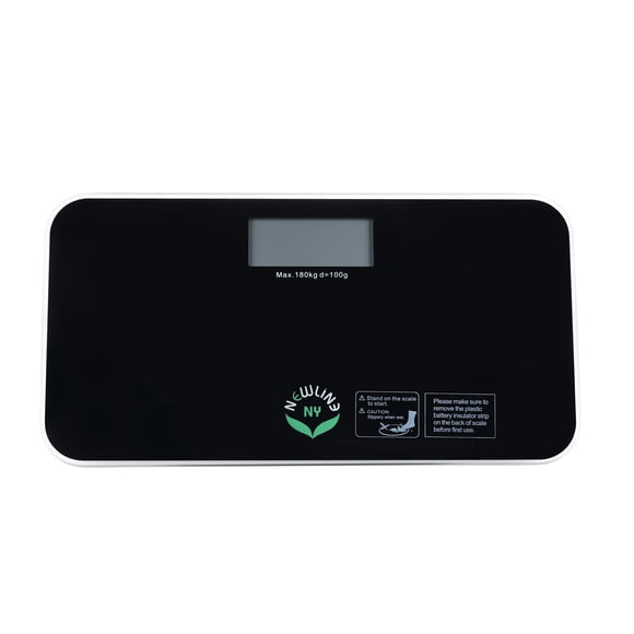 Báscula de baño NewLineNY SBB0718M-NYBK Step-On Mini negra