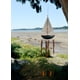thumbnail image 2 of Wind Chime Cohasset Gifts, velero de bambú, azul y blanco, 2 of 2