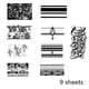 thumbnail image 1 of 9 Pcs Arm Ring Tattoo Appliques Waterproof Temporary Tattoo On Arm, 1 of 2