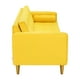 thumbnail image 5 of Sofa Retro 3cg Felpa 01 Amarillo, 5 of 6
