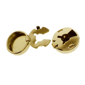 Ioensy - Gemelos Redondos Para Hombre, Fundas Para Botones, Traje De Negocios, 2 Piezas, Regalo Para Hombre, Dorado