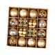thumbnail image 2 of 36 Piezas Bolas De Navidad Adornos Decoraciones DIY Para Celebración En El Patio Trasero Dorado, 2 of 3
