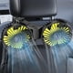thumbnail image 1 of Ventilador para auto D-Lumina de doble cabezal USB giratorio para asiento trasero, 1 of 7