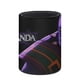 thumbnail image 3 of Ojos de Wakanda-theme Cylinder Pen Holder Pencil Organizer with Flannel Lining PVC Leather Material Cardboard Base for study work 10*8CM, 3 of 6